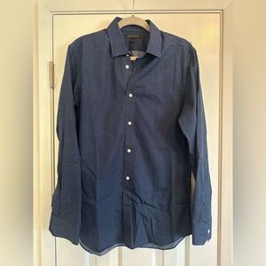 Banana Republic Navy Patterned Button Down Shirt